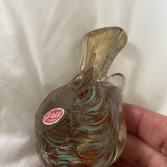 Vintage ISCO Japan Glass Bird Figurine Paperweight - Picture 8 of 10